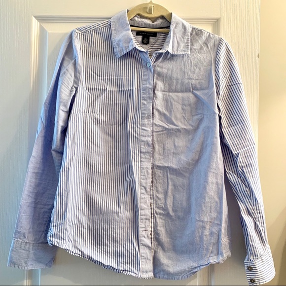 Tommy Hilfiger Tops - Tommy Hilfiger mixed stripe Oxford shirt